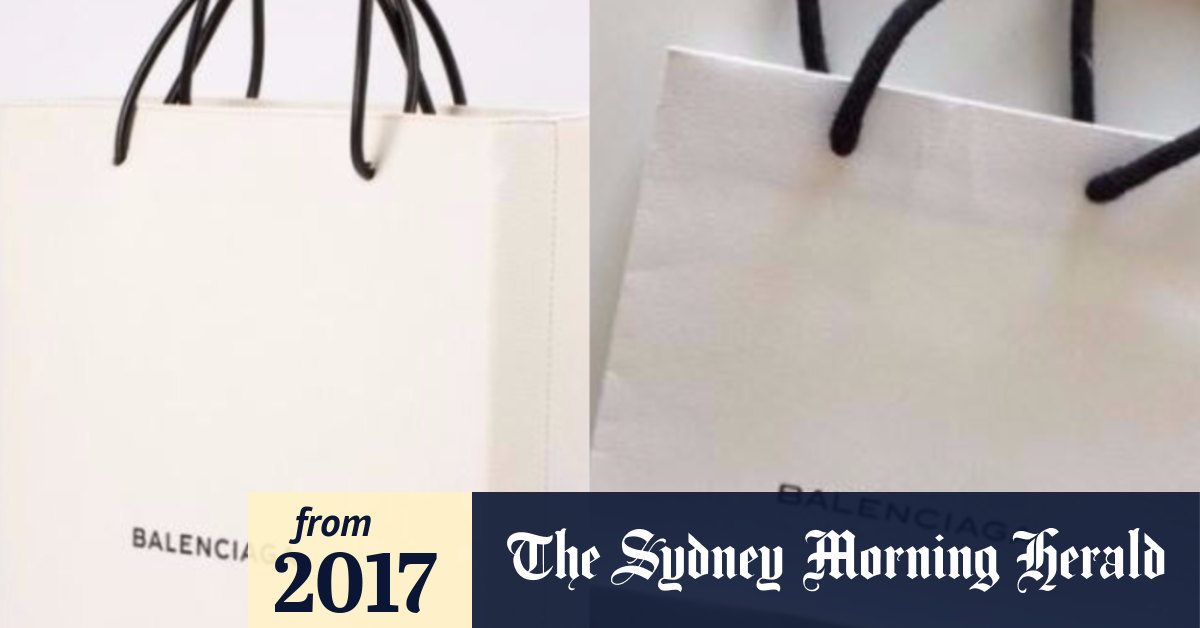 Balenciaga s 1457 shopping bag sends social media into a tizzy